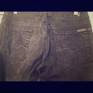 7 for all mankind black jeans bootcut